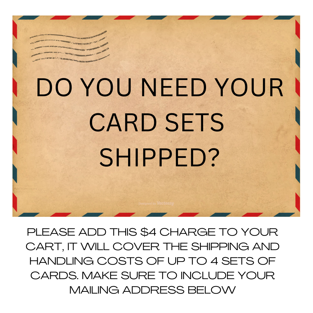 SHIPPING CHARGES FOR NOTECARDS SETS Main Image